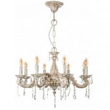 Φωτιστικό Κρεμαστό 8xE14 Μεταλλικό σε Μπεζ Πατίνα 5304-8